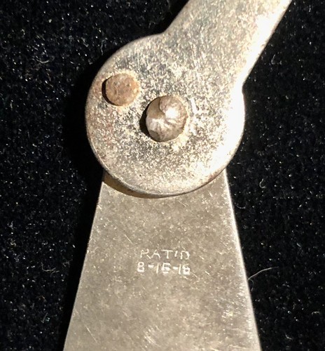 1915 Folding Shoe Horn/Button Hook D F Murphy Shoes White Plains NY - Picture 4 of 5
