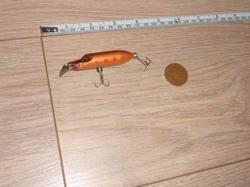 ABU HI LO SWEDEN PATENT HI-LO- rare mini-Vintage PIKE FISHING PLUG LURE