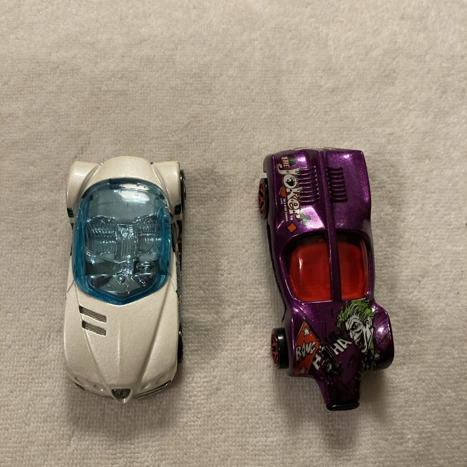 Lot Of 4 Vintage Hot Wheels DC Comics Cars Batmobile Joker Mr Freeze Bane - Image 4 of 4