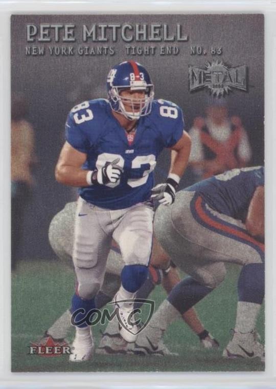 2000 Fleer Metal Pete Mitchell #82 0ka4