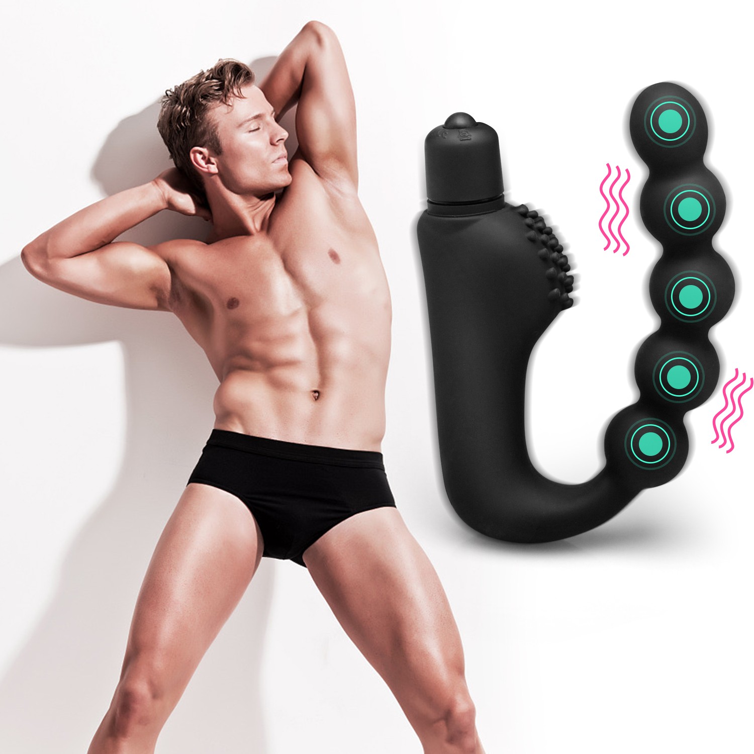 Vibrating Dildo Anal Butt Plug Male Prostate Massager Sex Toys for Men Women