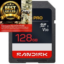 SANDISK 128GB Extreme PRO SD UHS-I Card - Up to 250MB/s Read Speed and 128gb