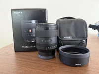 Sony FE 35mm f/1.4 GM Lens (SEL35F14GM) - Excellent, Lightly Used