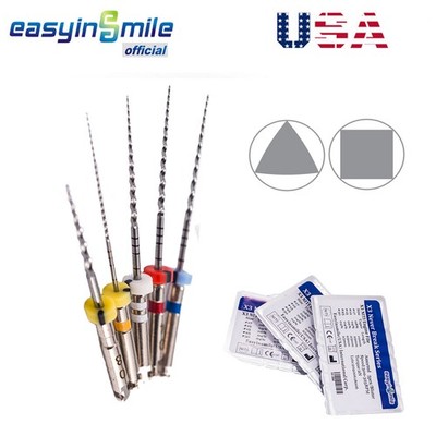 3packs Easyinsmile Endodontic Niti Rotary Engine Files 25mm For Root Canal Use