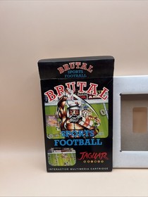 Brutal Sports Football (Atari Jaguar, 1994, Complete in Box, Teque London)