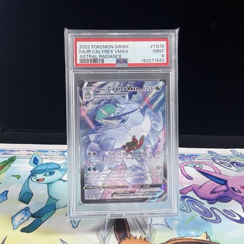 Ice Rider Calyrex VMAX graded PSA 9 for sale on eBay