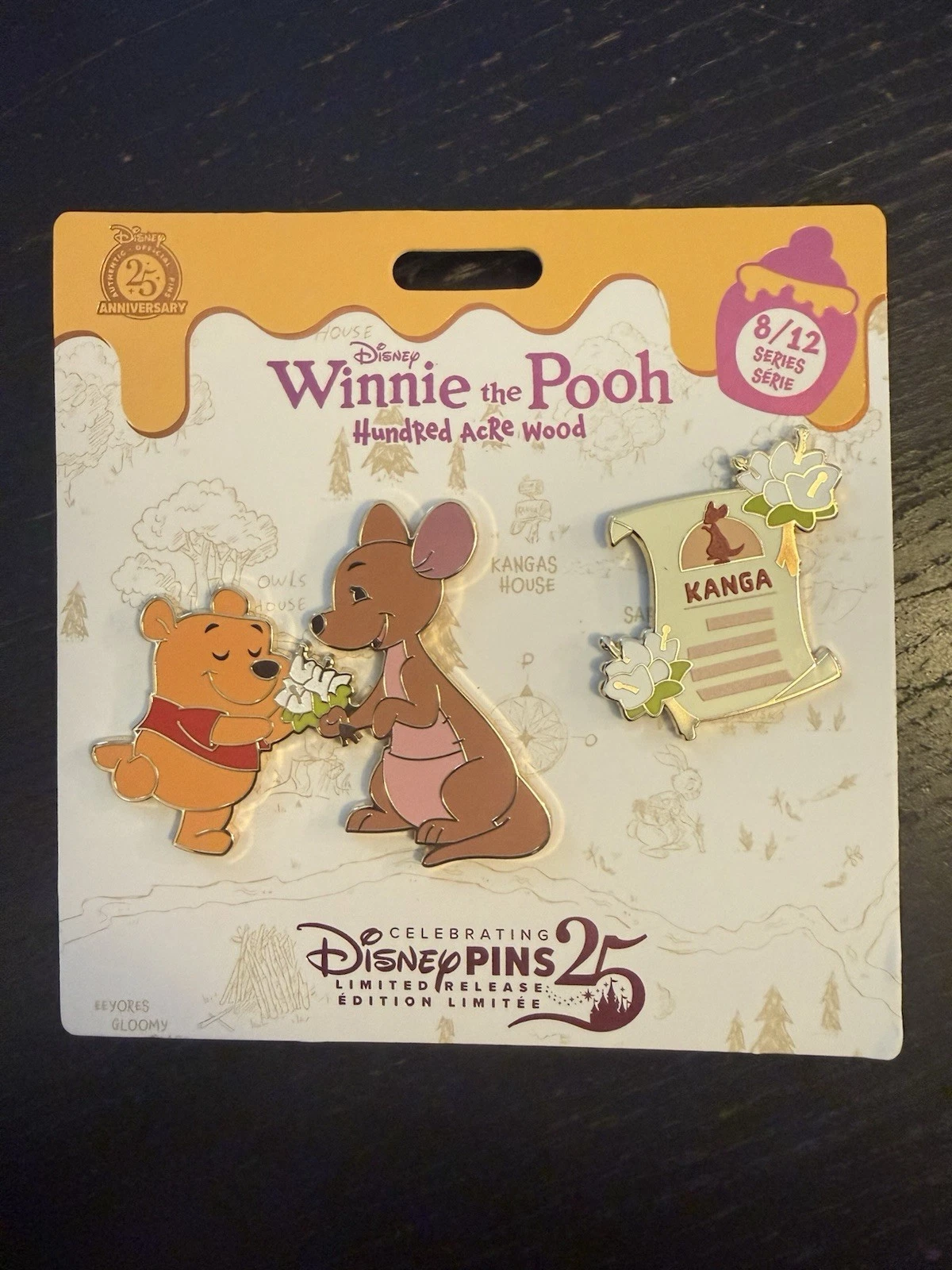 Disney Hundred Acre Wood Series Winnie the Pooh and Kanga August 8/12 Pin Set