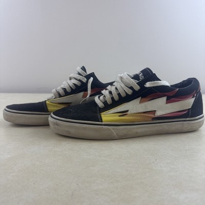 Revenge x Storm Vans Original Classic Flame Black Size 12 Authentic
