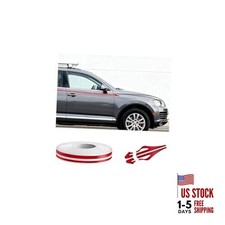 32FT Car Pinstriping Tape, Vinyl Vehicle Body Side Pin Striping Decals DIY Red