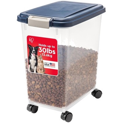 Airtight Pet Food Container, 30 Lbs Capacity