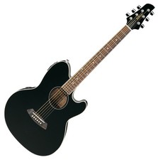Ibanez TCY10LE-BK Akustik Westerngitarre Double Cutaway Black Gloss Tonabnehmer