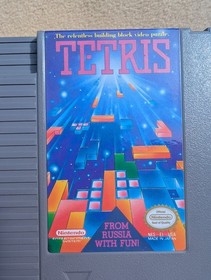 Cartuchos de juego NES, Tetris 1 y 2 con manuales y estuche NES Clamshell.