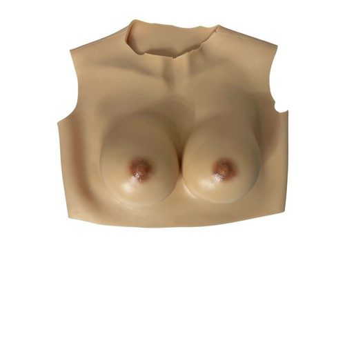 Realistic Silicone Vest Breast Forms Prosthetic Costume Approximately D/E