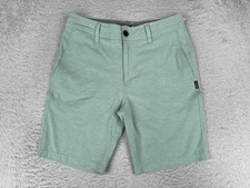 O'Neill Shorts Mens 28 Green Hybrid Chino Quick Dry Stretch 8.5 Inseam Casual