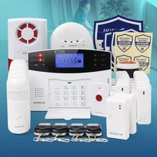 HOMSECUR Wireless WIFI 4G GSM Burglar Intruder Alarm System IOS/Android APP
