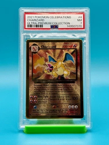 PSA 7 - 2021 Pokemon Celebrations Charizard UPC Metal Promo #4