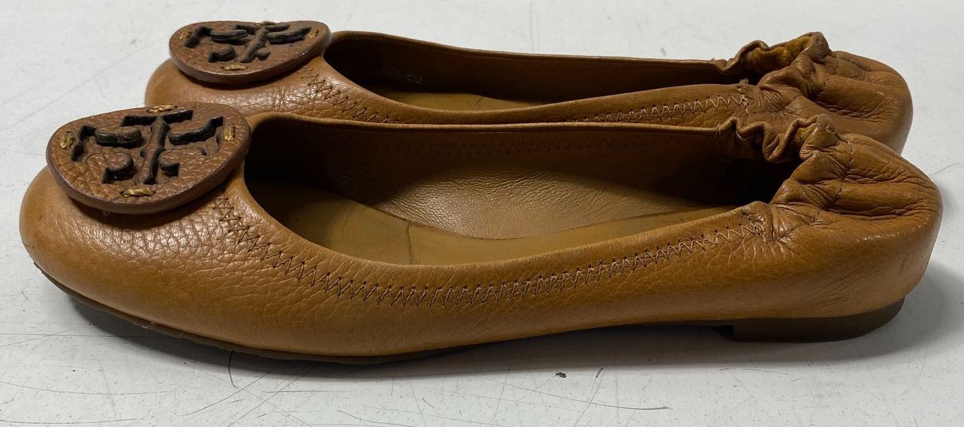 Tory Burch Brown Solid Ballet Flat Flat Women 6M - image 1