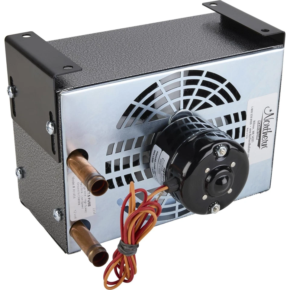 Aquecedor de cabine auxiliar Speedway Motors universal Street Rod, 12 volts, 20.000 BTU - Imagem 4 de 4