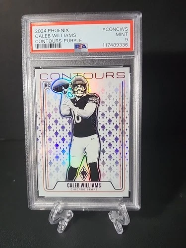 2024 Pheonix Contour Caleb Williams Purple (RC) PSA 9