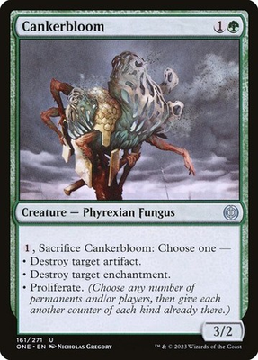 #ad Cankerbloom NM MTG Phyrexia: All Will Be One Uncommon Green Phyrexian Regular $1.49