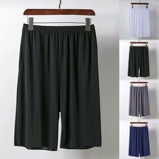 Mens Satin Silk Boxers Shorts Sleepwear Underwear Pants Nightwear Pyjamas Hot