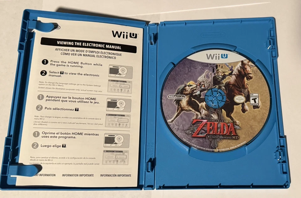 Legend of Zelda: Twilight Princess HD para Nintendo Wii U con Wolf Link Amiibo Foto 3 de 4