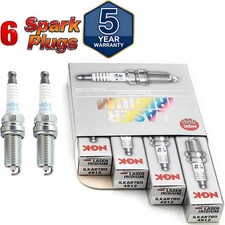 6X NGK 4912 Laser Iridium Spark Plug ILKAR7B11 for XP5683 VR7NII33X SC20HR11 gt