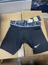 Nike Pro Boys Dri-FIT Compression Shorts Black AQ9593-010 Size Kids Small NWT