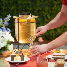 Bumiva 5,2L Wasserspender Für Kühlschrank - Auslaufsicher Mit Wasserhahn - Für Getränke, Saft & Milch