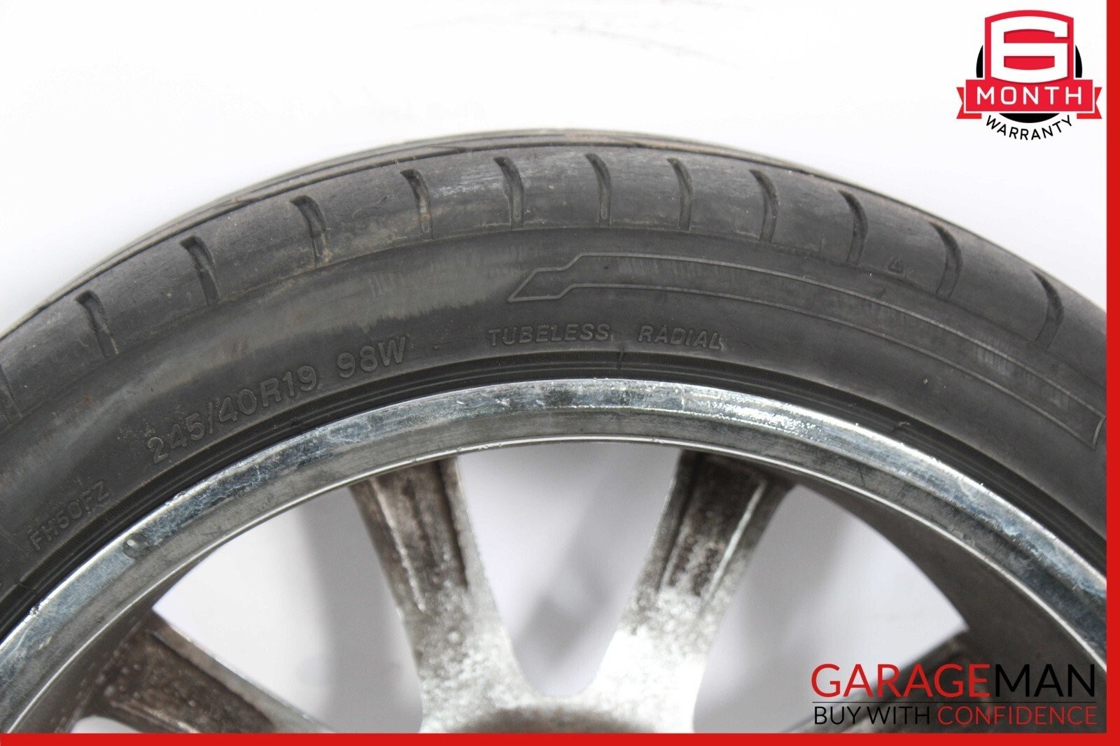 08-10 Maserati Quattroporte Front Wheel Tire Rim 8.5x19 19" ET 52 OEM