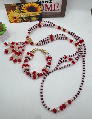 Collar De mazo De Shangó. Collar e Ilde . Confeccionado Con Cristales. 