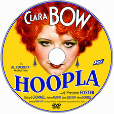 Hoopla 1933 Pre Code Drama Romance DVD With Cover Art Clara Bow