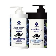 Elabore Acai Berry Super Hair Pack Sulfate Free Shampoo Set 33.80fl.oz/ 1000ml