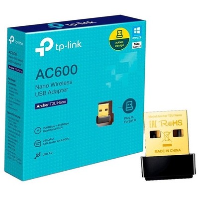 Tp-Link AC600 Nano Wireless USB Adapter Archer T2U Nano