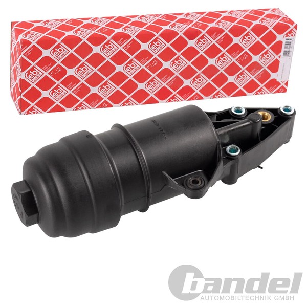 Febi ÖLfiltergehÄUse MIT Filter Passend FüR Audi A4 A5 A6 A7 A8 Q5 Q7 Porsche-image