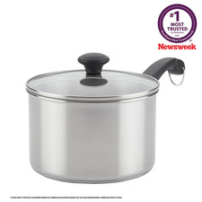 Farberware 3qt Stainless Steel Induction Base with Glass Cover