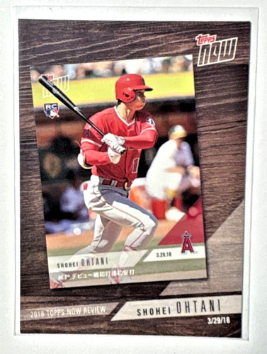 2019 Topps - 2018 Topps Now Review Shohei Ohtani #TN-3