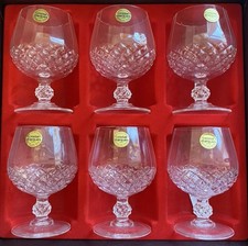 Cristal d'Arques Lead Crystal Brandy Glasses Set of 6 - 32cl Cognac Snifters