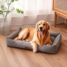 Dog Bed for Extra Large Dogs,44-Inch Orthopedic medium Waterproof Pet Beds..