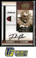 2008 Leaf Certified Materials Frank Gore Fabric of the Game Autographs #/5