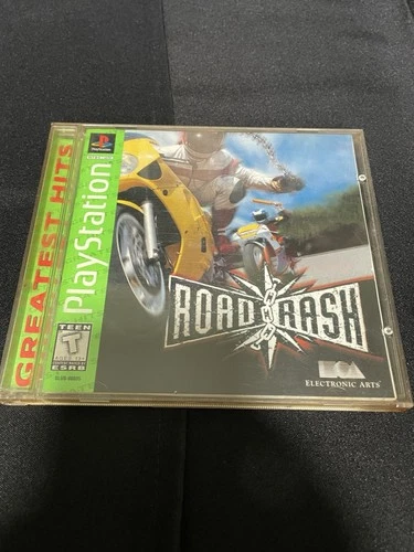 Road Rash (Sony PlayStation 1, 1995) CIB Tested