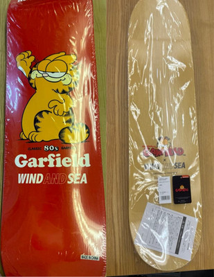 WIND AND SEA × GARFIELD SKATE BOARD WIND AND SEA × GARFIELD SKATE BOARD Deck Unused | eBay