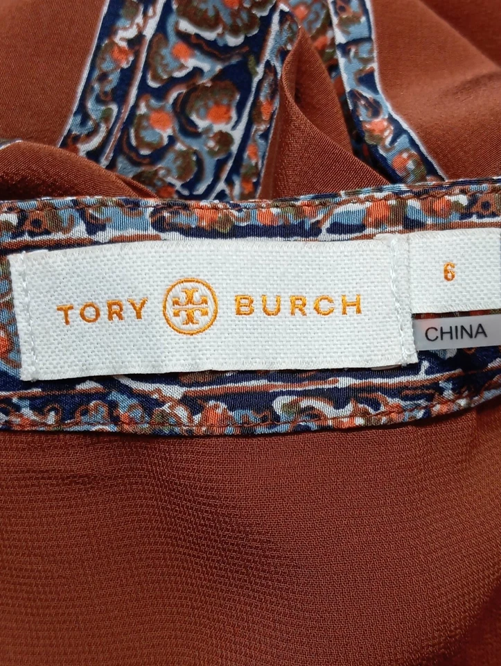 TORY BURCH Jupe plissée Dames Jupe T EU 38 rouge-noir style décontracté - Photo 4/4
