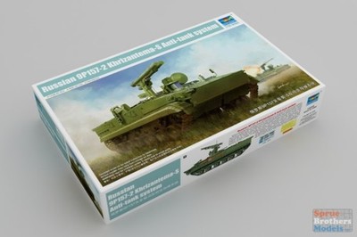 TRP09551 1:35 Trumpeter Russian 9P157-2 Khrizantema-S Anti-Tank System