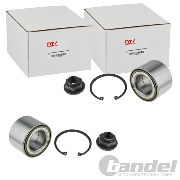 2X Nty Radlager Satz Hinten Passend FÜR Mazda RX-8 | KLT-MZ-044-image