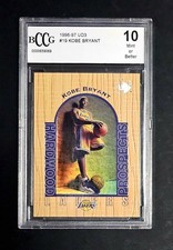 BCCG 10 1996 UD3 #19 Kobe Bryant RC rookie exquisite card Rare!. rookie card picture