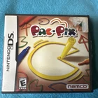 Namco Pac-Pix Nintendo DS Action Adventure Manual E Rated 2005 Pac-Man Series