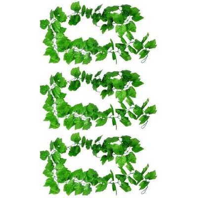 6 stücke simulation boston traube blatt rebe verlässt Weinkranz für
