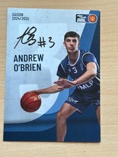 Andrew O&acute;Brien MLP Academics Heidelberg Autogrammkarte original signiert #46247