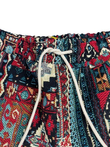 Maison Article Shorts Men’s L Jacquard Aztec Colorful Drawstring Snap Pocket - Picture 13 of 23